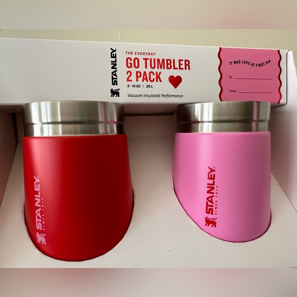 NWT Stanley Valentine’s 2 pack  Target Tumbler (s) Pink and Red cups - Picture 3 of 5